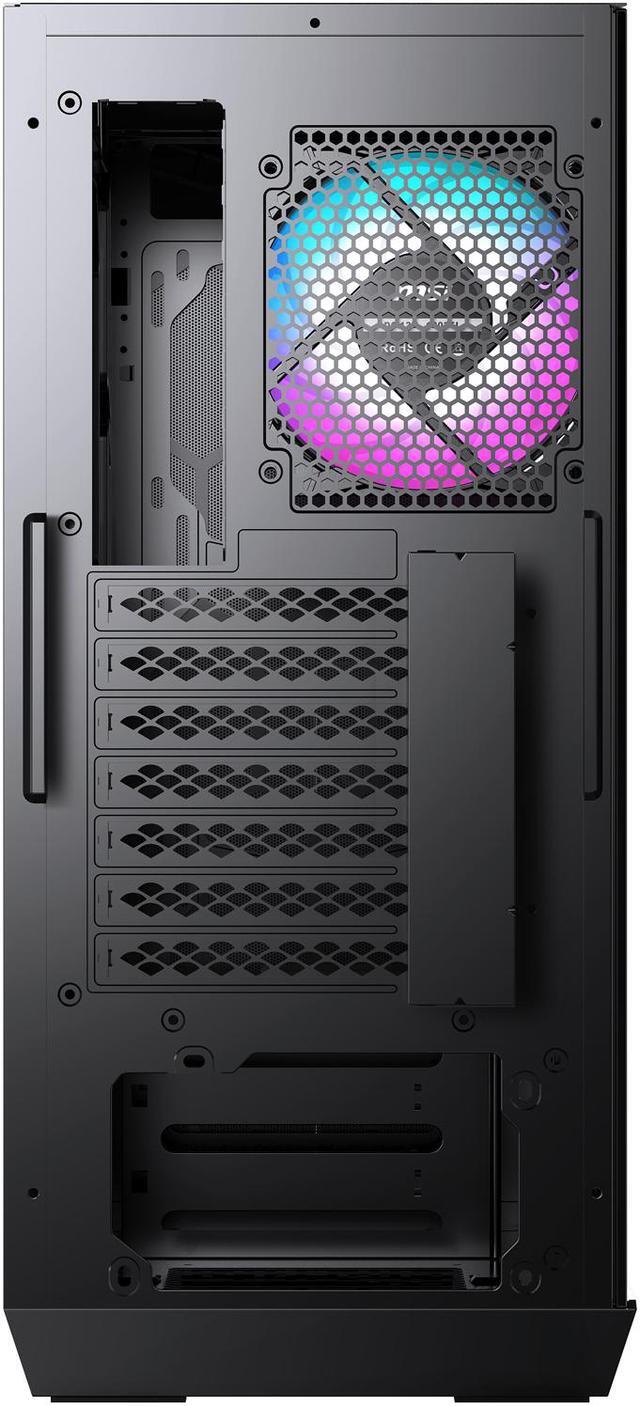 Alt view image 11 of 12 - MSI MPG GUNGNIR 110R Black ATX Mid Tower Computer Case