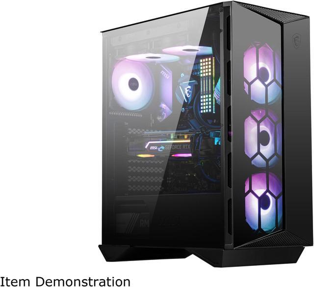 Alt view image 6 of 12 - MSI MPG GUNGNIR 110R Black ATX Mid Tower Computer Case