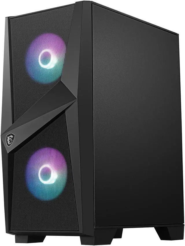 Alt view image 4 of 11 - MSI MAG FORGE 100R ATX Mid Tower Computer Case