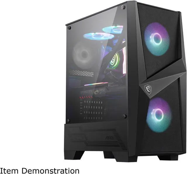 Alt view image 7 of 11 - MSI MAG FORGE 100R ATX Mid Tower Computer Case
