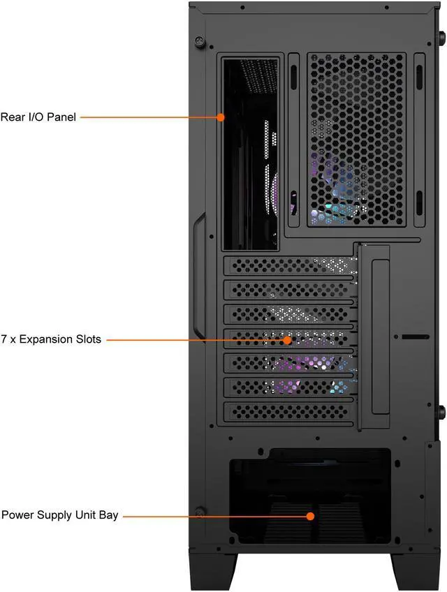 Alt view image 11 of 11 - MSI MAG FORGE 100R ATX Mid Tower Computer Case