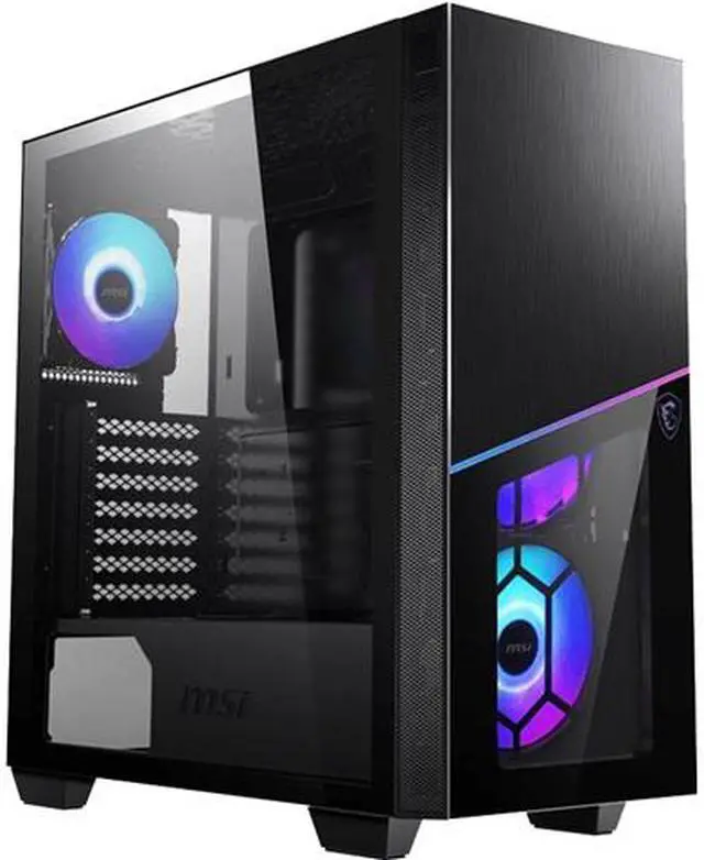 MSI MPG SEKIRA 100R Black Gaming Case with 4 x 120mm ARGB