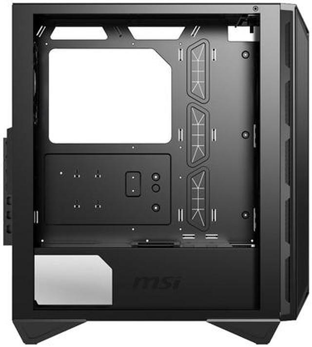 Alt view image 6 of 11 - MSI MPG GUNGNIR 111M Black Steel / Plastic / Tempered Glass ATX Mid Tower Computer Case