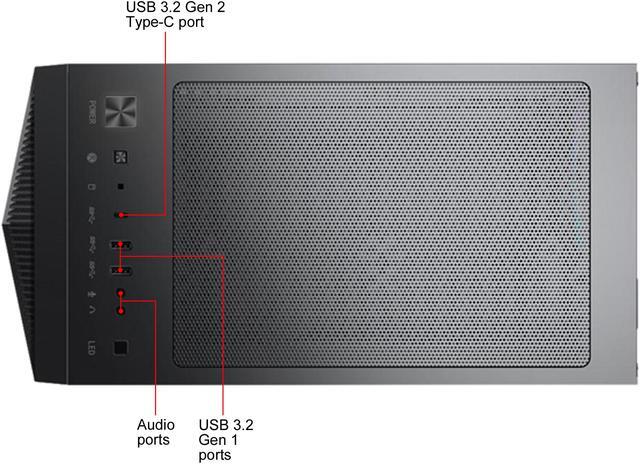 Alt view image 9 of 11 - MSI MPG GUNGNIR 111M Black Steel / Plastic / Tempered Glass ATX Mid Tower Computer Case