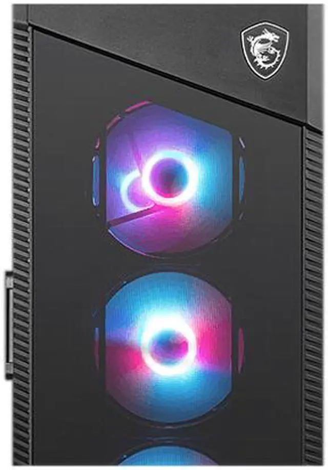 Alt view image 12 of 16 - MSI MPG VELOX 100R Black SPCC Steel / Laminated Tempered Glass ATX Mid Tower Computer Case