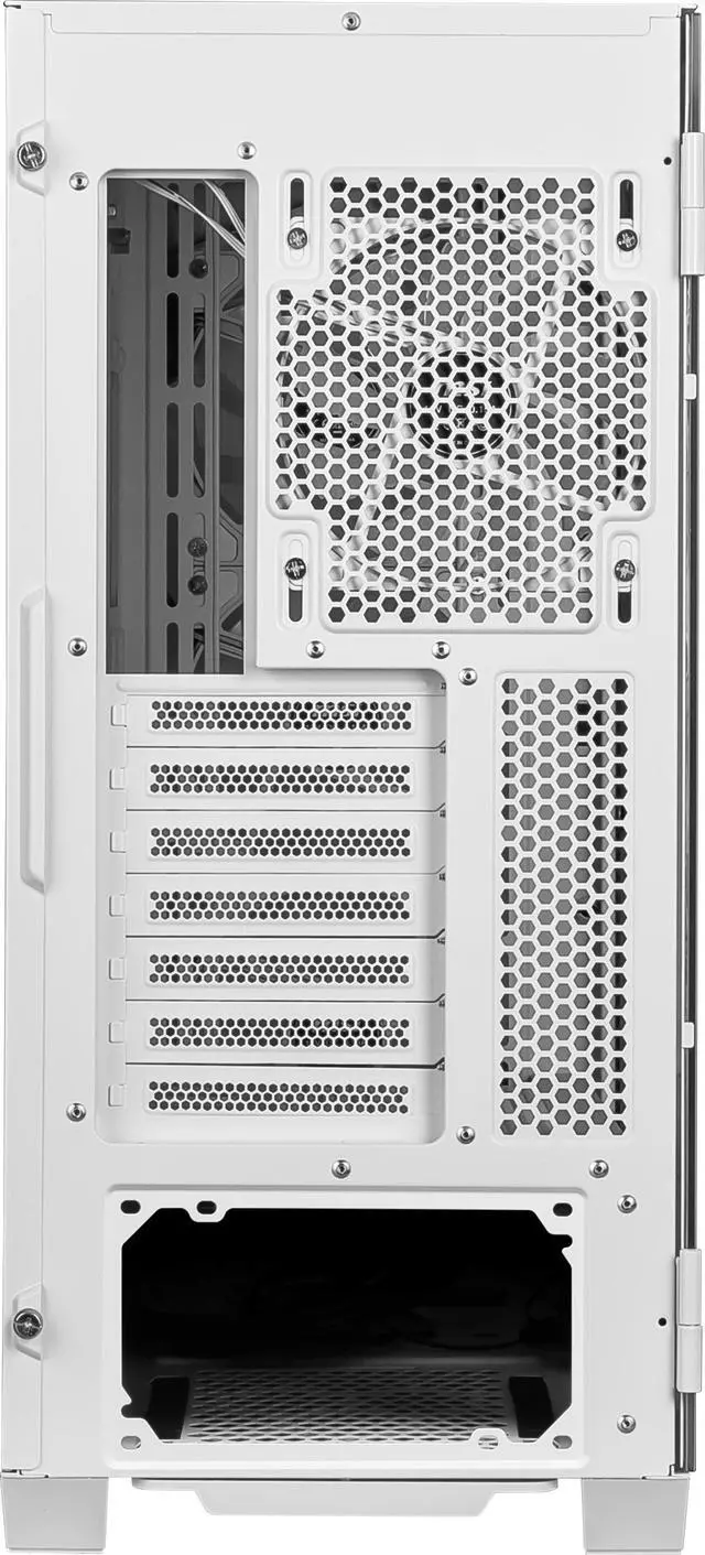 Alt view image 8 of 13 - MSI MPG VELOX 100R White SPCC Steel / Laminated Tempered Glass ATX Mid Tower Computer Case