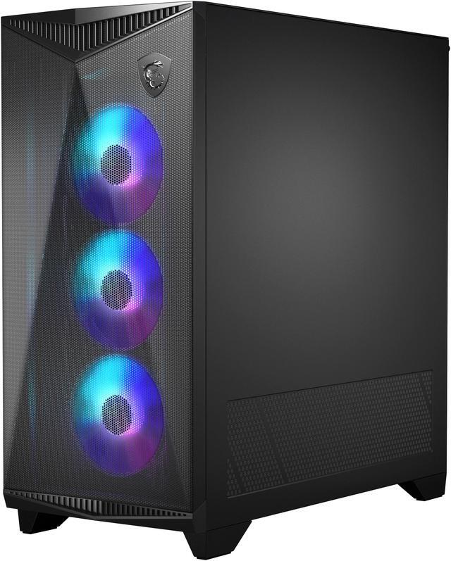 Alt view image 13 of 15 - MSI MPG GUNGNIR 300R AIRFLOW, USA, 2xUSB 3.2 Gen 1, 1xUSB 3.2 Gen2 Type-C, 4x120mm PWM ARGB Fan, ARGB+PWM Control Board, Tempered Glass Window, Black