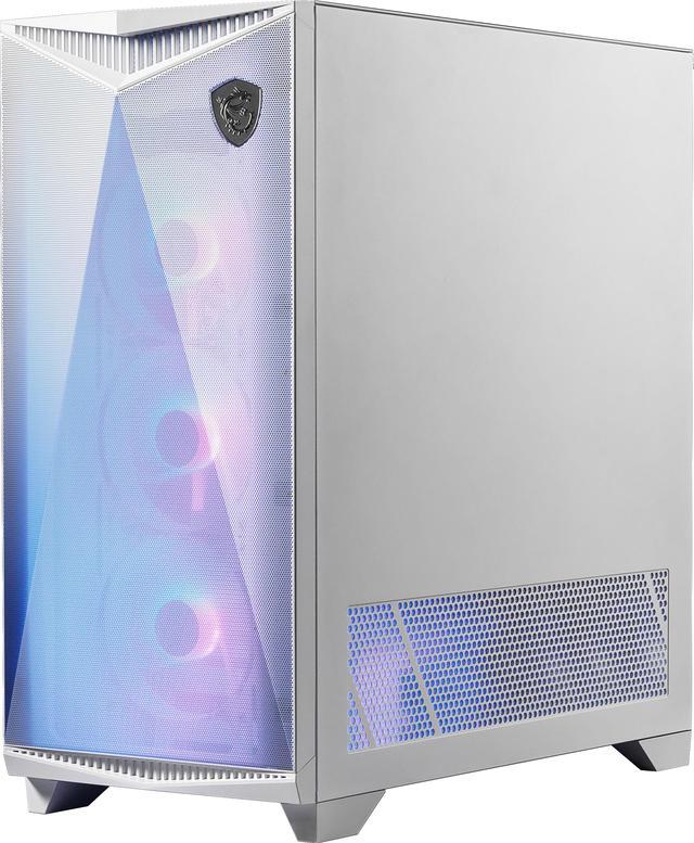 Alt view image 5 of 13 - MSI MPG GUNGNIR 300R AIRFLOW WHITE, USA, 2xUSB 3.2 Gen 1, 1xUSB 3.2 Gen2 Type-C, 4x120mm PWM ARGB Fan, ARGB+PWM Control Board, Tempered Glass Window
