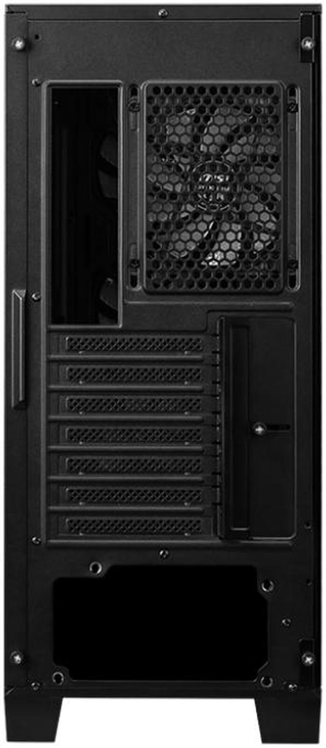 Alt view image 5 of 5 - MSI MAG FORGE 321R AIRFLOW Black Computer Case, 2xUSB 3.2 Gen 1, 4x120mm ARGB Fan, ARGB Control Board, Tempered Glass Window