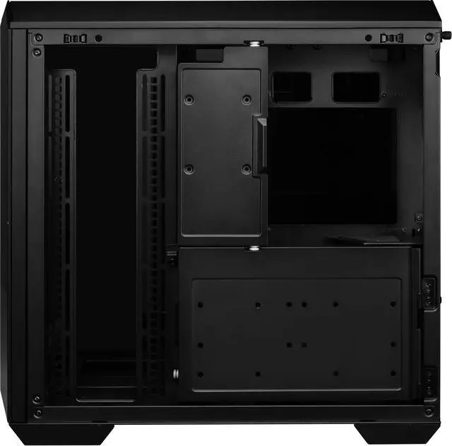 Alt view image 15 of 18 - MSI MAG PANO 100L PZ Project Zero Mid Tower ATX Gaming Case, ABS Plastic, SPCC Steel, Tempered Glass, Support Back-Connect, 270-degree Panoramic Display, GPU Support Stand, Dust Filter
