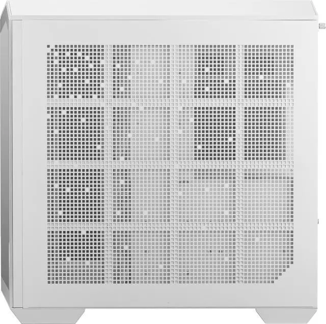 Alt view image 19 of 20 - MSI MAG PANO 100L PZ White Project Zero Mid Tower ATX Gaming Case, ABS Plastic, SPCC Steel, Tempered Glass, Support Back-Connect, 270-degree Panoramic Display, GPU Support Stand, Dust Filter