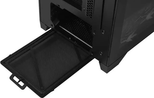 Alt view image 14 of 16 - MSI MPG GUNGNIR 300 MONSTER HUNTER EDITION Black / Red Mid Tower Computer Case