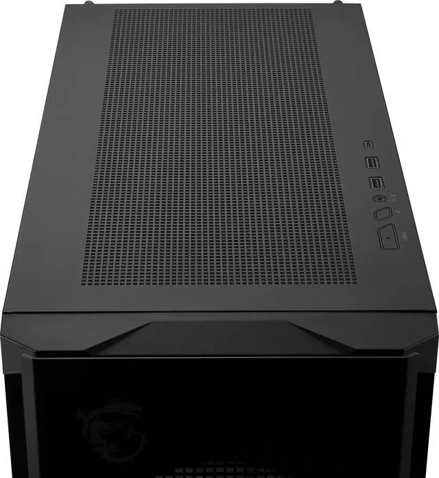 Alt view image 7 of 15 - MSI MPG Velox 300R Airflow PZ - Mid-Tower Gaming PC Case - Tempered Glass Side Panel - 2 x 160 mm Dual Layer Blades Fans - Liquid Cooling Support up to 360mm Radiator - Mesh Panel for Airflow