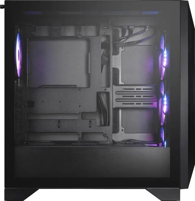 Alt view image 11 of 11 - MSI MPG GUNGNIR 211R AIRFLOW PZ , TH, 1xUSB 3.0, 1xType C, 4x120mm PWM ARGB Fan, Tempered Glass Window, Brown Box, Solid Wood Pallet packing
