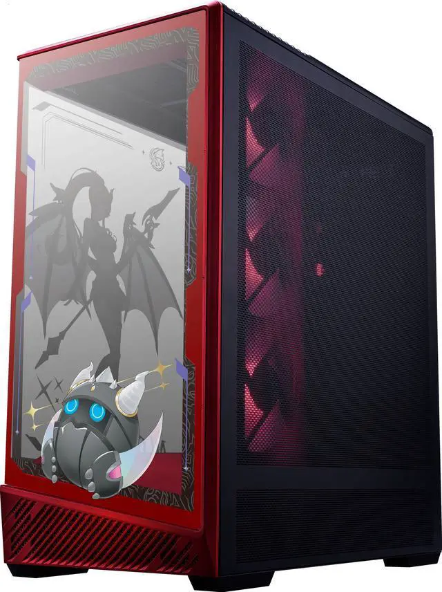 Alt view image 4 of 14 - MSI PANO 130R MLG EDITION - ATX Mid-Tower Gaming PC Case - 270-degree Tempered Glass Panel - Liquid Cooling Support up to 360mm Radiator - Pre-Installed 4x ARGB Fans