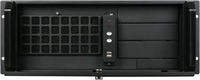 Alt view image 2 of 7 - Habey RPC-410 Steel 4U Rackmount Server Chassis 3 External 5.25" Drive Bays