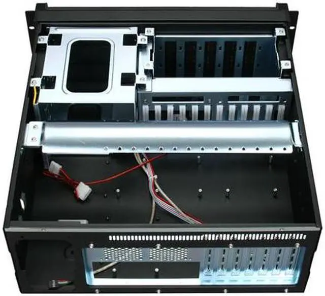 Alt view image 5 of 7 - Habey RPC-410 Steel 4U Rackmount Server Chassis 3 External 5.25" Drive Bays