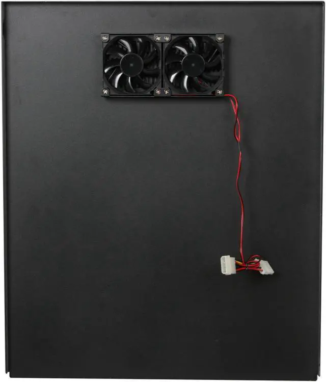 Alt view image 7 of 8 - Habey RPC-919T Steel 4U Rackmount Server Chassis with Built-in 8.4" LCD Touch Screen 3 External 5.25" Drive Bays