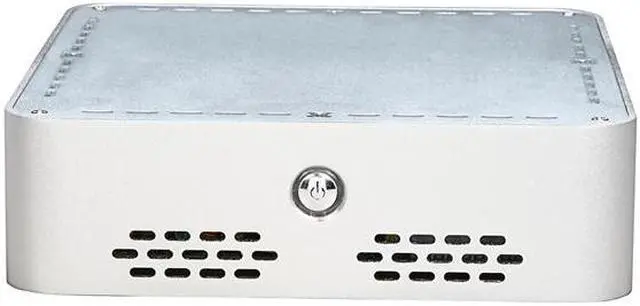 Alt view image 2 of 5 - Habey EMC-600S Silver Heavy duty 3mm aluminum Super-slim Mini-ITX HTPC/NAS/Server Chassis 60W - OEM