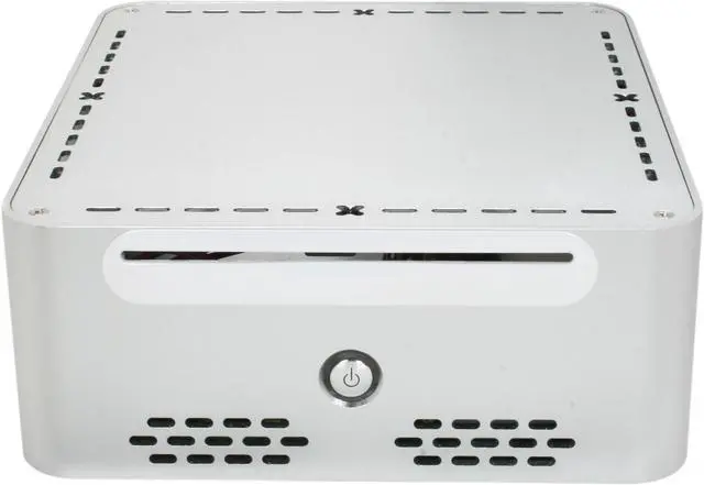 Alt view image 2 of 5 - Habey EMC-800S Silver Heavy duty 3mm aluminum Slim Mini-ITX HTPC/NAS/Server Chassis 120W Internal Power Supply, 60W External AC Power Adapter - OEM