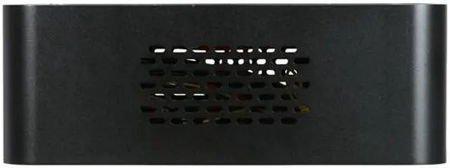 Alt view image 3 of 5 - Habey EMC-800B Black Heavy duty 3mm aluminum Server Chassis with 12V DC Power Supply 60W - OEM