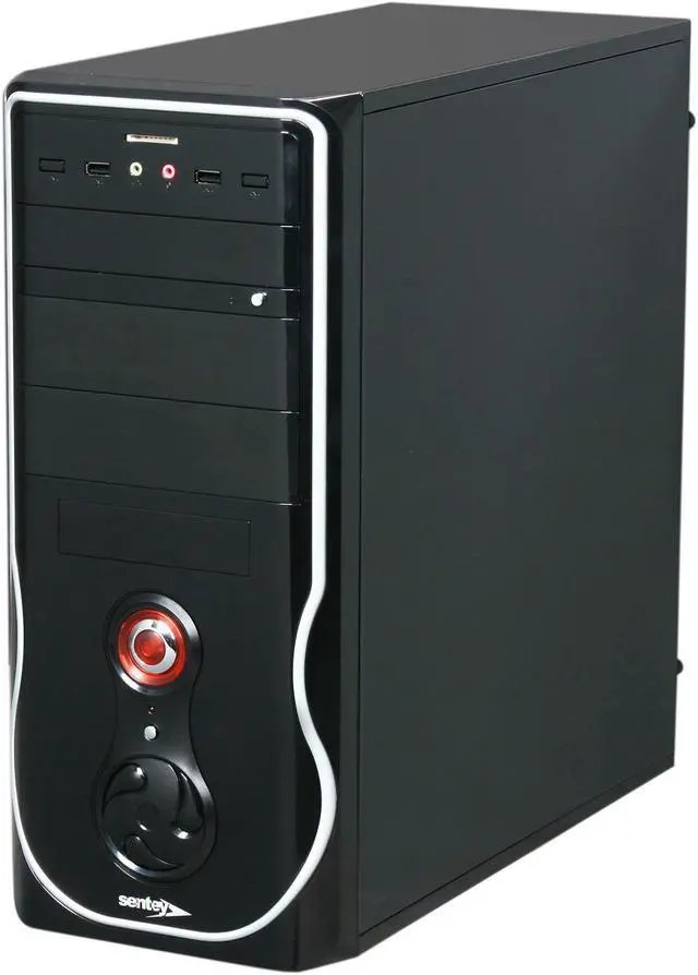 Alt view image 3 of 9 - Sentey  Classic Series CS1-1399 Mid Tower Case w/ Power Supply SECC 0.5mm 2x USB/ Card Reader SD-MMC / ATX-MATX