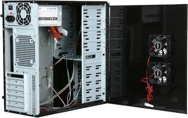 Alt view image 5 of 9 - Sentey  Classic Series CS1-1399 Mid Tower Case w/ Power Supply SECC 0.5mm 2x USB/ Card Reader SD-MMC / ATX-MATX