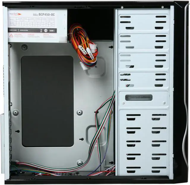 Alt view image 6 of 9 - Sentey  Classic Series CS1-1399 Mid Tower Case w/ Power Supply SECC 0.5mm 2x USB/ Card Reader SD-MMC / ATX-MATX