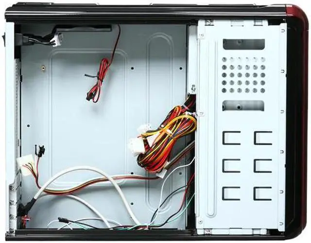 Alt view image 5 of 8 - Sentey Slim 2422 Slim Flex Case w/Power Supply	LCD DISPLAY SECC 0.7mm 2x USB/1x Fan/Micro ATX-ITX