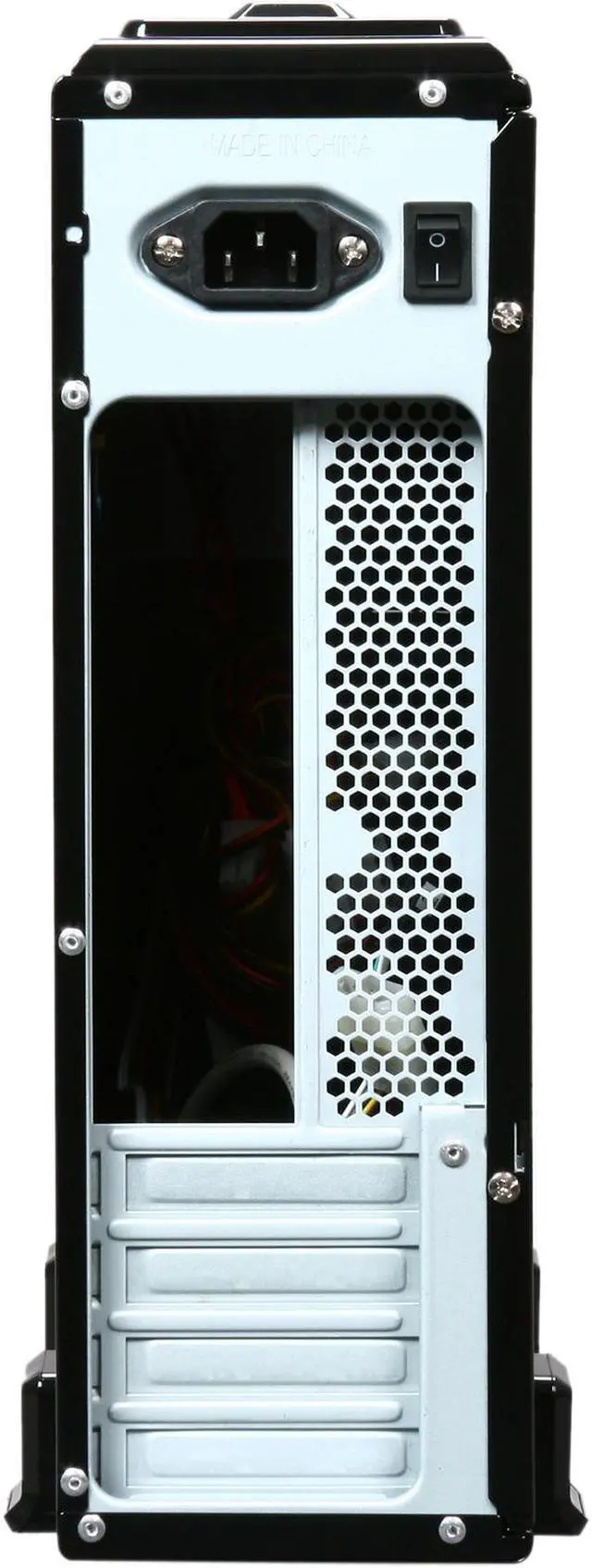 Alt view image 7 of 8 - Sentey Slim 2422 Slim Flex Case w/Power Supply	LCD DISPLAY SECC 0.7mm 2x USB/1x Fan/Micro ATX-ITX