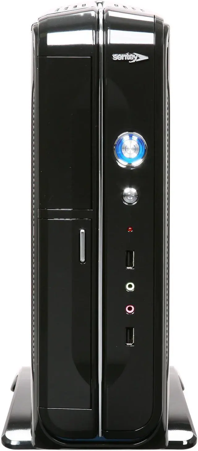 Alt view image 2 of 9 - Sentey Slim 2420 Slim Flex Case w/ Power Supply SECC .7mm 2x USB/1x Fan/Micro ATX-ITX