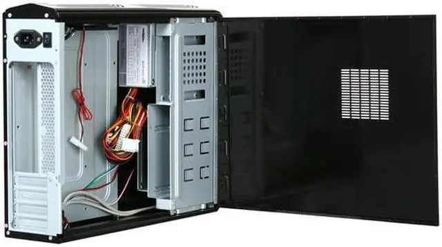 Alt view image 5 of 9 - Sentey Slim 2420 Slim Flex Case w/ Power Supply SECC .7mm 2x USB/1x Fan/Micro ATX-ITX