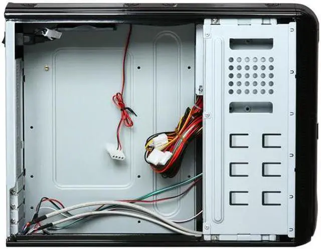 Alt view image 6 of 9 - Sentey Slim 2420 Slim Flex Case w/ Power Supply SECC .7mm 2x USB/1x Fan/Micro ATX-ITX