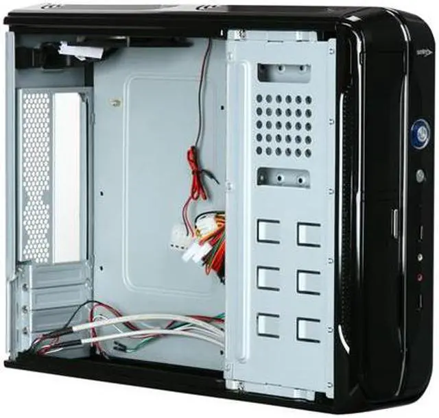 Alt view image 7 of 9 - Sentey Slim 2420 Slim Flex Case w/ Power Supply SECC .7mm 2x USB/1x Fan/Micro ATX-ITX