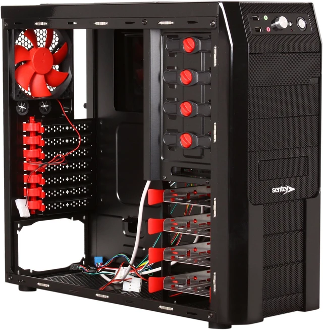 Sentey Computer Case Sentey Black Box Series BX1-4284 v2.3 Black Computer Case - Newegg.com