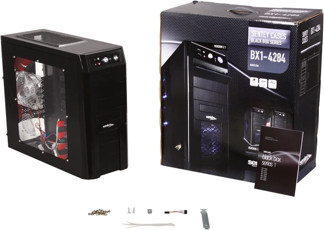 Sentey Computer Case Sentey Black Box Series BX1-4284 v2.3 Black Computer Case - Newegg.com
