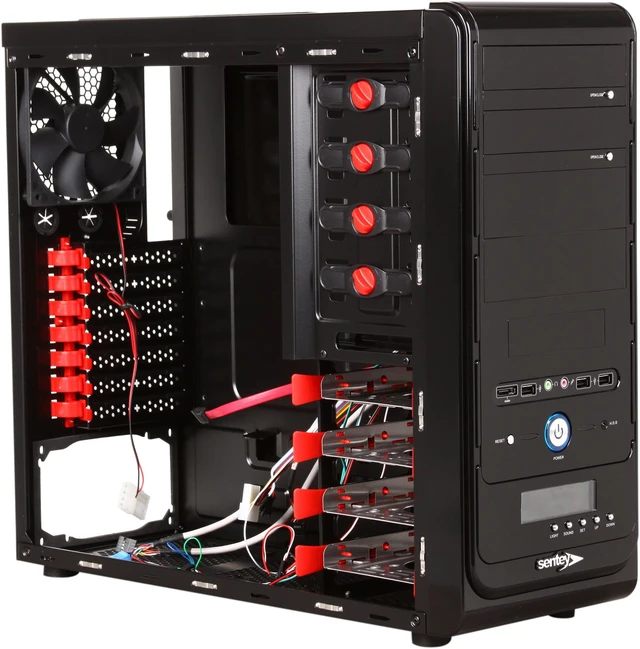 Sentey Computer Case Sentey Black Box Series BX1-4243 v2.1 Black Computer Case - Newegg.com