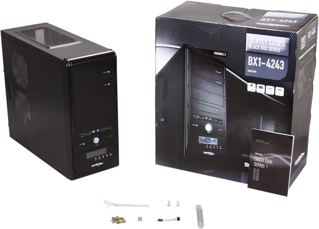 Sentey Computer Case Sentey Black Box Series BX1-4243 v2.1 Black Computer Case - Newegg.com