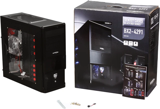 Sentey Computer Case Sentey Black Box Series BX2-4291 v2.3 Black Computer Case - Newegg.com