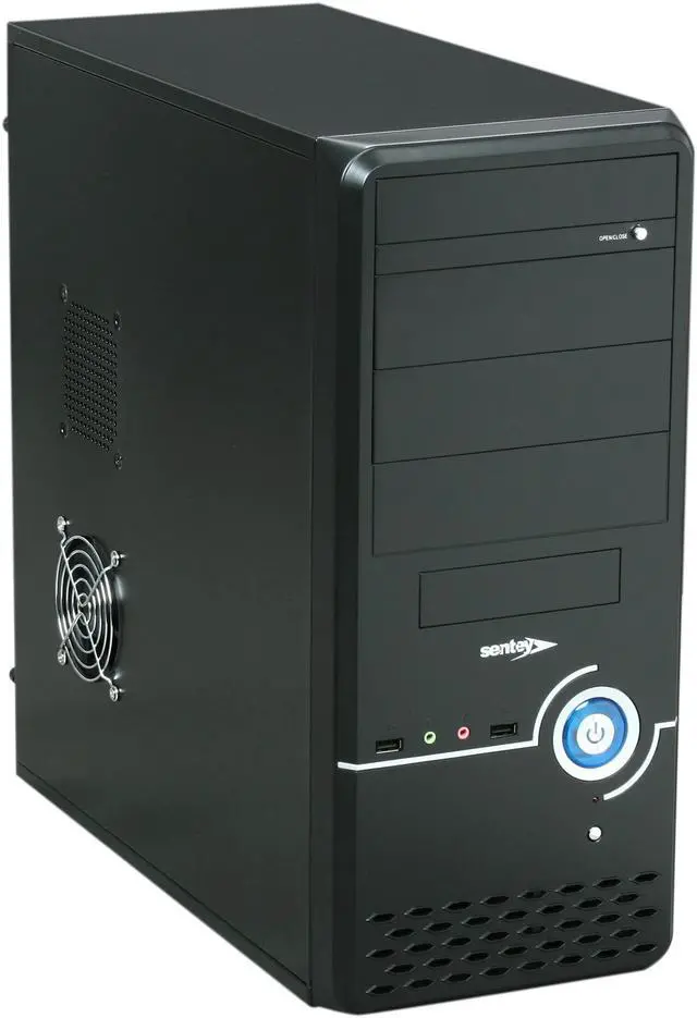 Main image of Sentey Classic Series CS1-1398 Mid Tower Computer Case	w/ Power Supply, SECC 0.5mm / 2x USB / 80mm Fan, ATX / MICRO ATX / ITX
