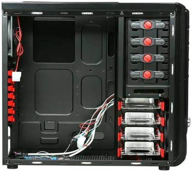 Alt view image 6 of 9 - Sentey Black Box Series BX1-4237 v2.2 Black SECC 0.7mm / Plastic ATX Mid Tower Computer Case