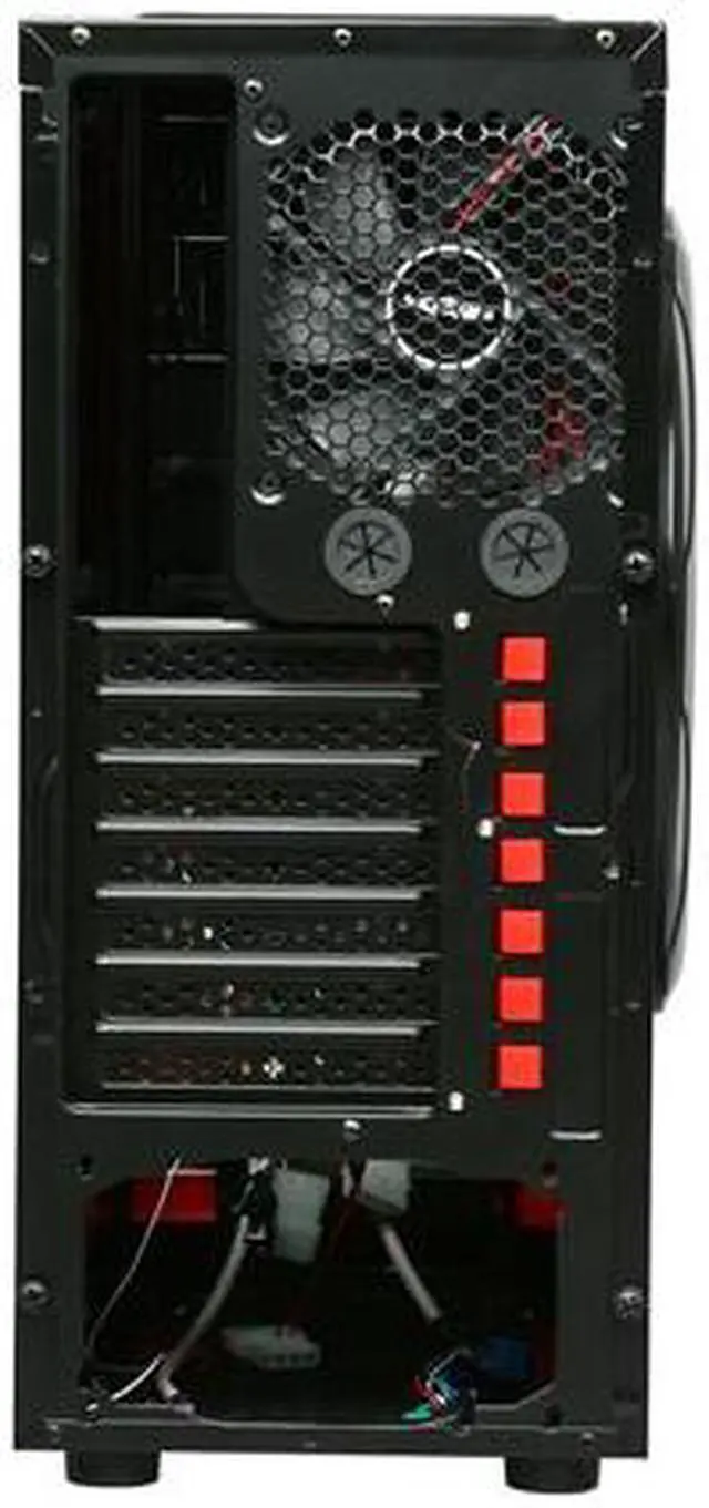 Alt view image 8 of 9 - Sentey Black Box Series BX1-4237 v2.2 Black SECC 0.7mm / Plastic ATX Mid Tower Computer Case
