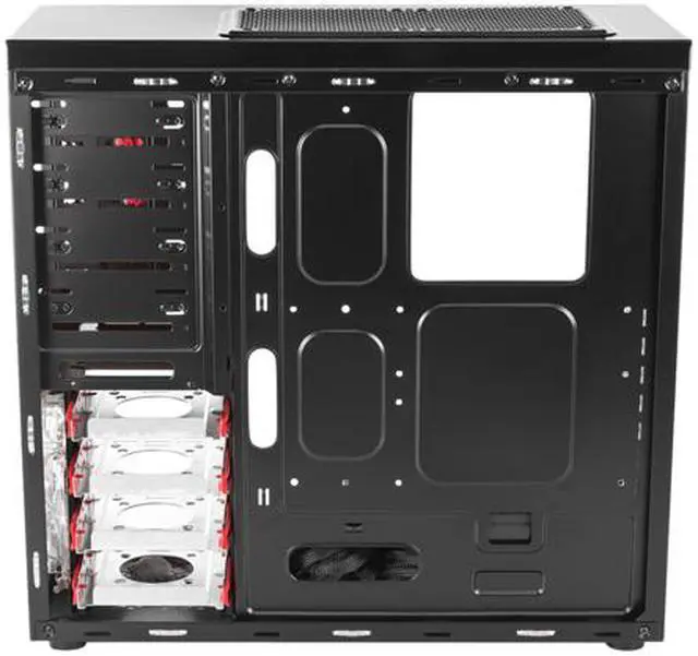 Alt view image 2 of 15 - Sentey Black Box Series BX1-4285 v2.1 Black SECC ATX Mid Tower Computer Case