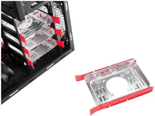 Alt view image 7 of 15 - Sentey Black Box Series BX1-4285 v2.1 Black SECC ATX Mid Tower Computer Case