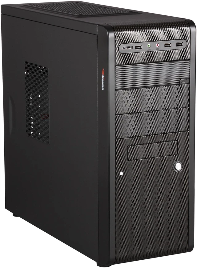 Sentey Computer Case Sentey Classic Series CS3-3340 TAC2.0 Black SECC ATX Mid Tower Computer ...