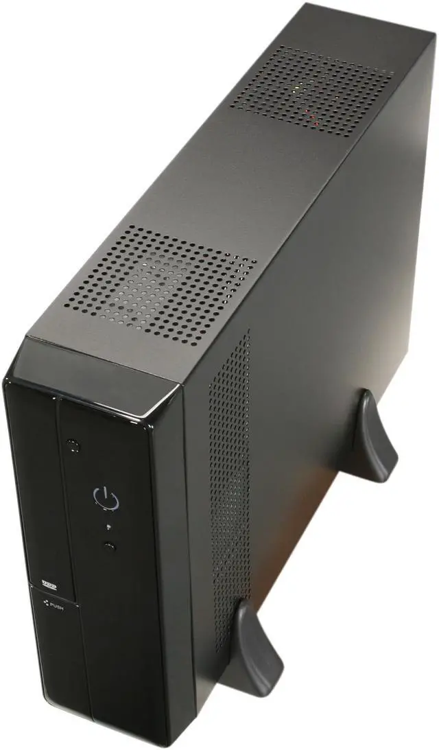 Alt view image 7 of 9 - Pixxo CI-8102H Black Micro ATX Mini Tower Computer Case w/ Card Reader 450W Power Supply