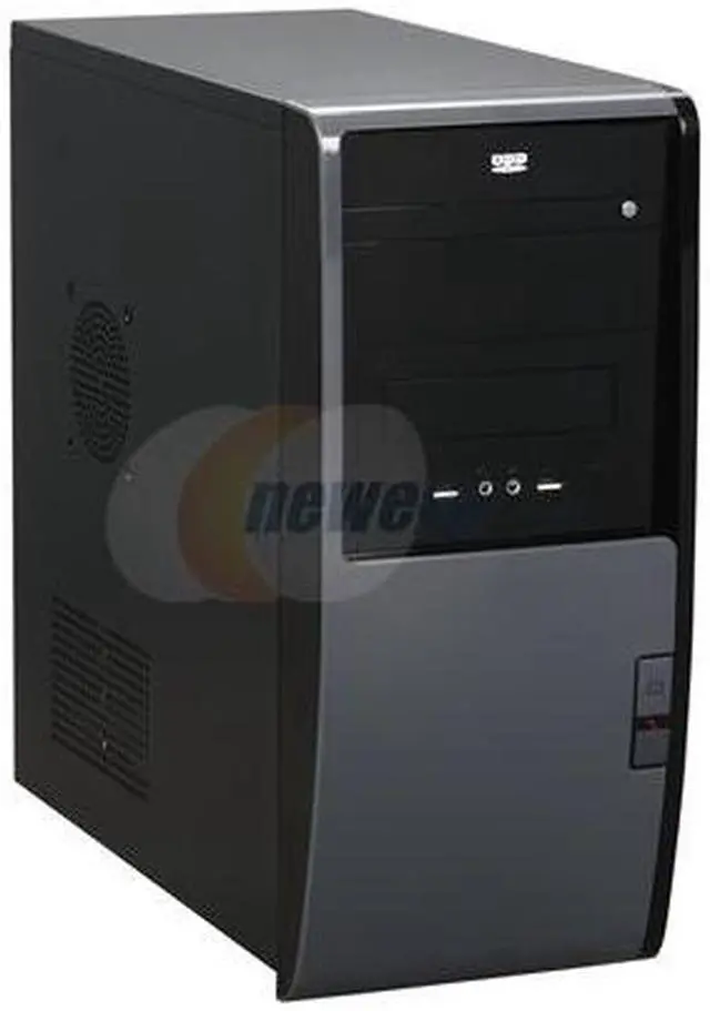 Main image of Pixxo CM-8319HG Black Micro ATX Mid Tower Computer Case 400W Power Supply
