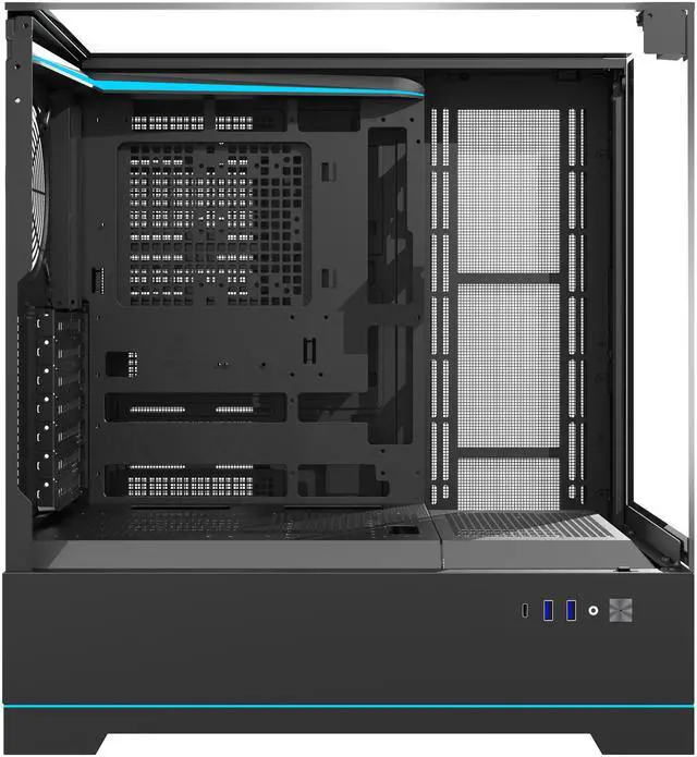 Alt view image 10 of 13 - darkFlash DY450 Black Steel / Tempered Glass ATX Black chassis ,0.8mm SPCC Case