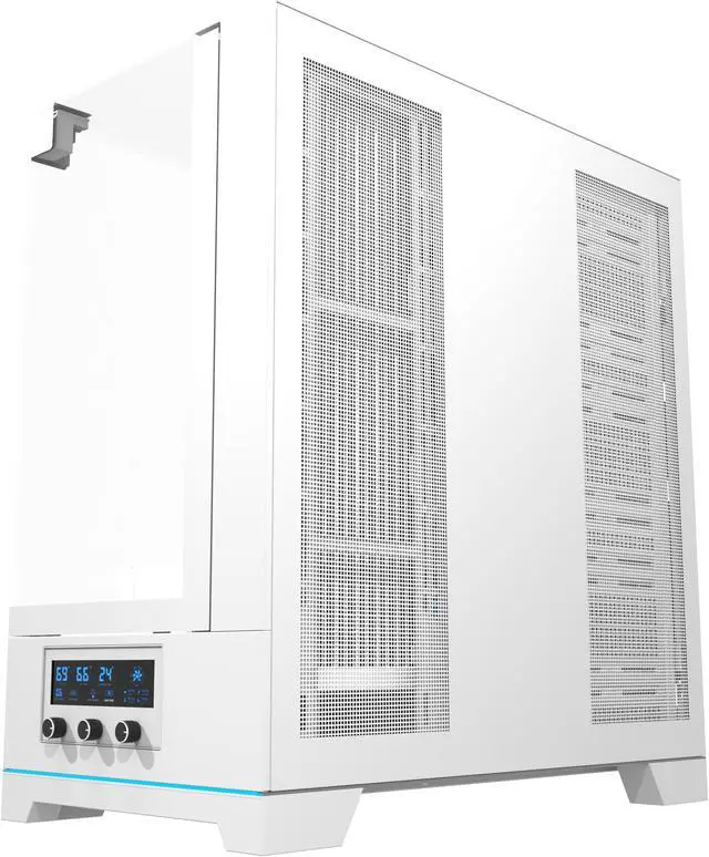 Alt view image 2 of 9 - darkFlash DY450 White Steel / Tempered Glass ATX White chassis ,0.8mm SPCC Case