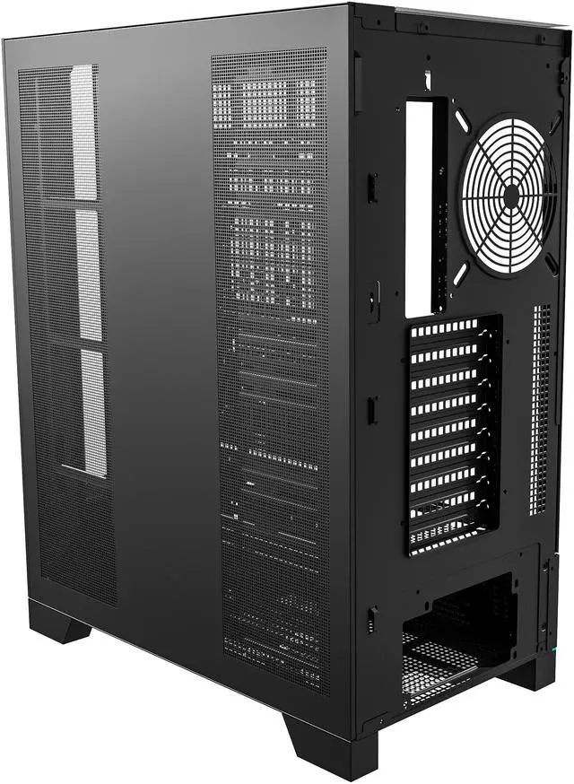 Alt view image 8 of 9 - darkFlash DY450L Black Steel / Tempered Glass ATX Black chassis ,0.8mm SPCC Case